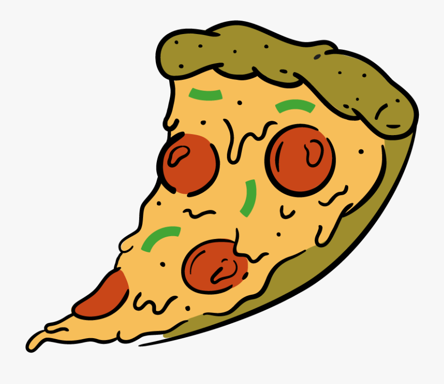 Pizza, Transparent Clipart