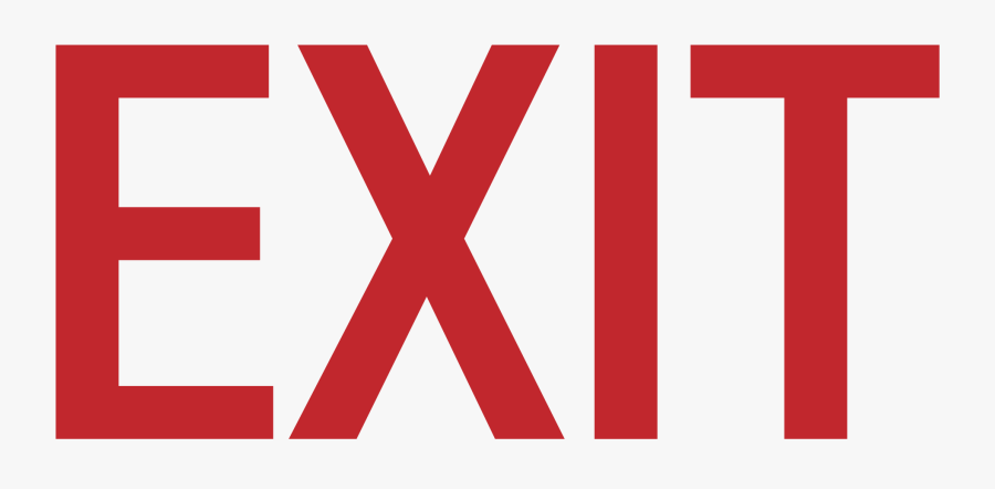 Download-exit - Exit Sign, Transparent Clipart