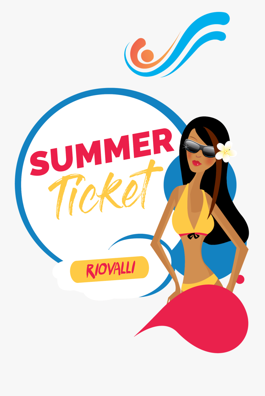 Summer Ticket , Transparent Cartoons, Transparent Clipart