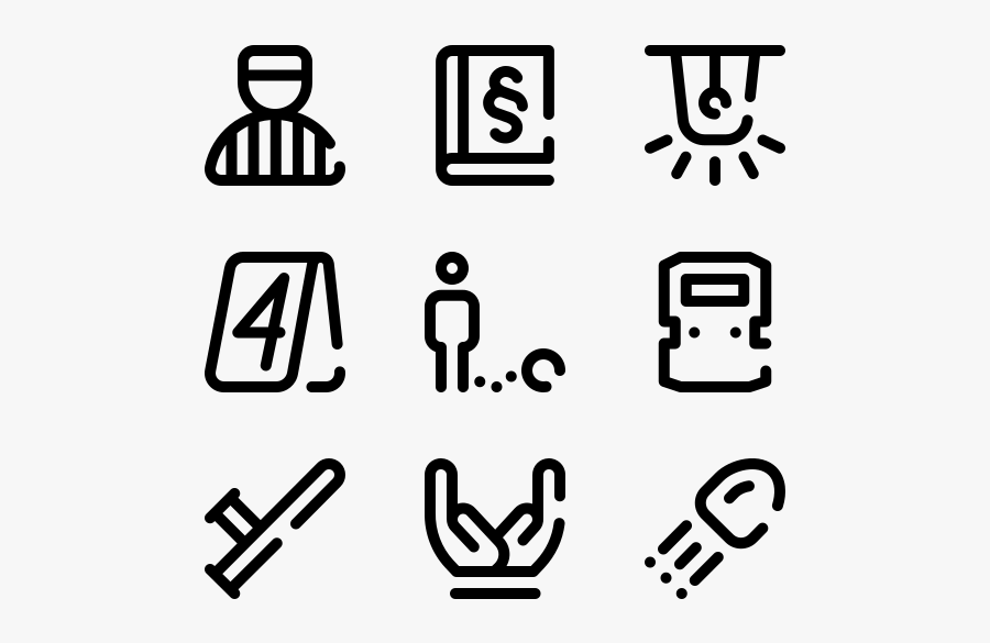 Police - Crowdfunding Icon, Transparent Clipart