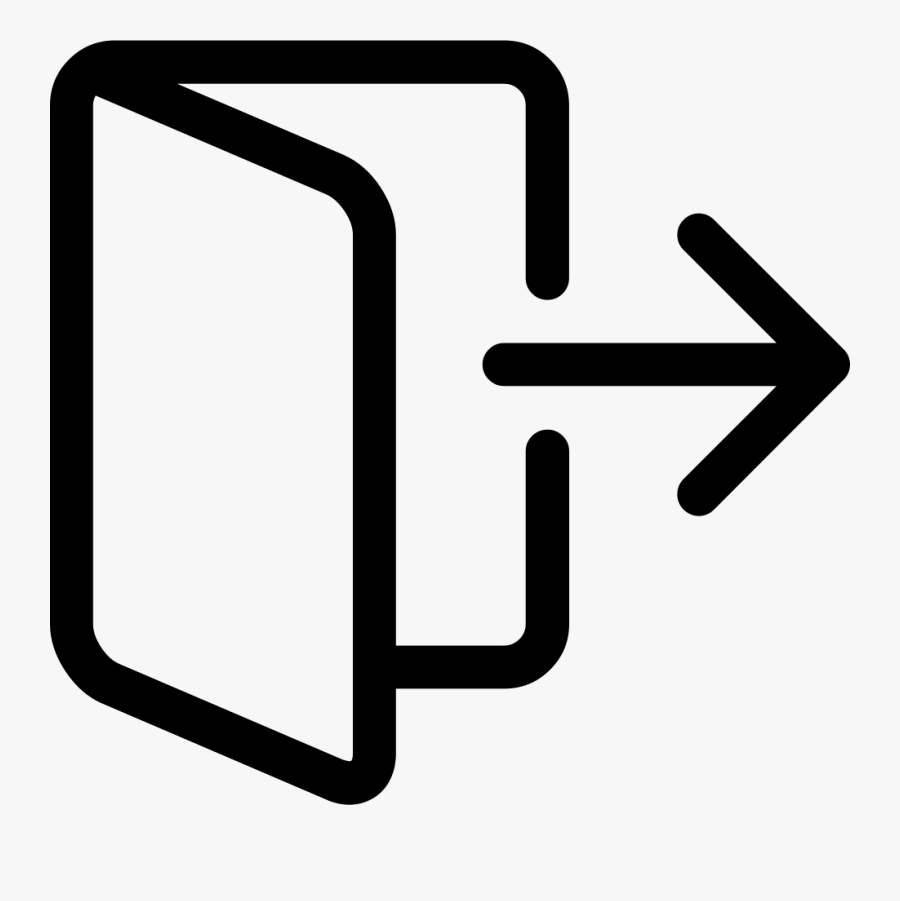 Exit - Exit Png Icon, Transparent Clipart