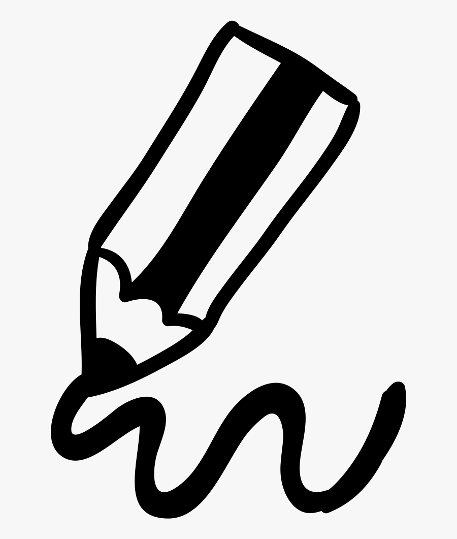 Pencil Writing Png - Writing Png Icon, Transparent Clipart