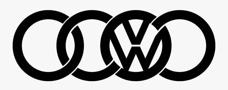 Audi Vw Logo, Transparent Clipart