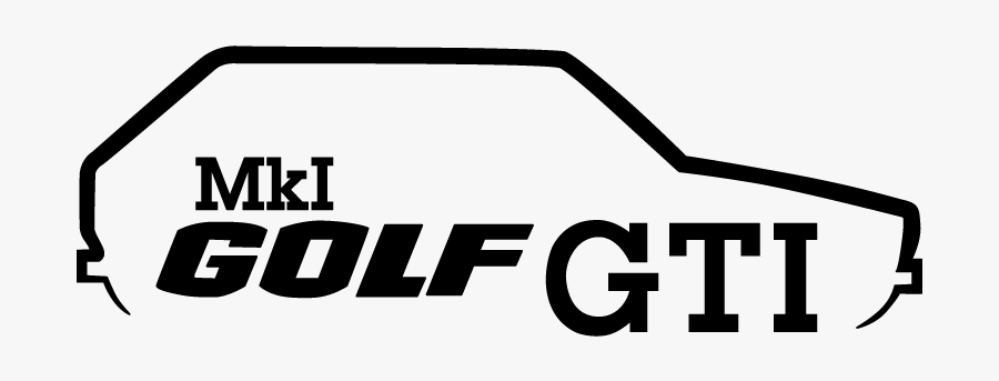 Golf Mk1 Gti Sticker, Transparent Clipart