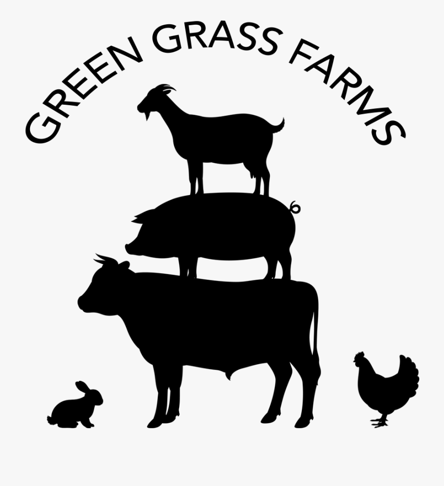 Green Grass Farms Logo - Livestock Farms Logo, Transparent Clipart