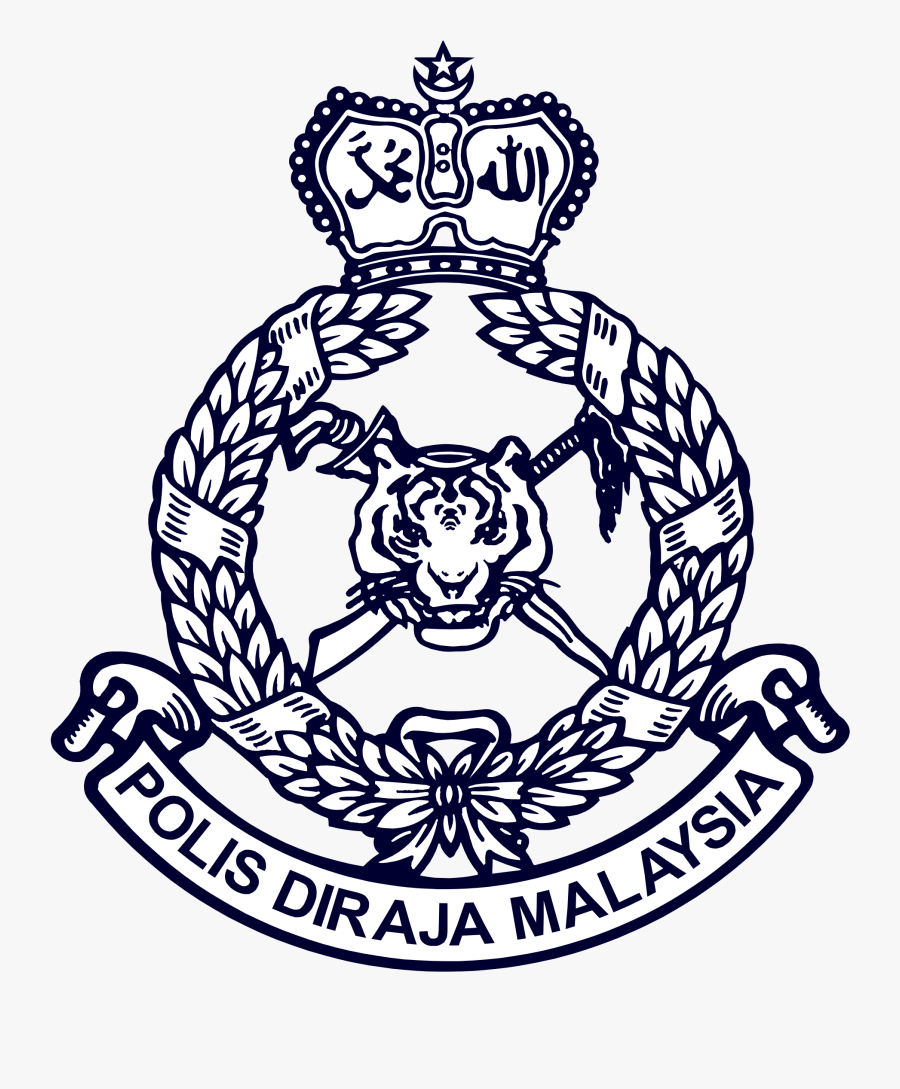 Royal Drawing Police - Malaysian Police Logo, Transparent Clipart