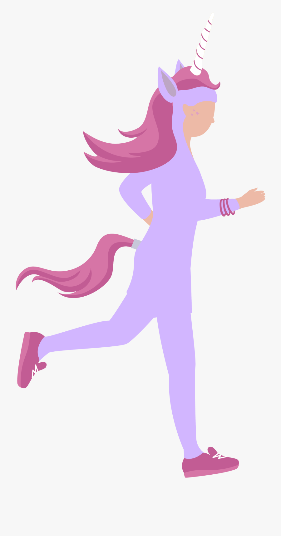 Graphic Of Turkey Trot Character Unicorn - Illustration, Transparent Clipart