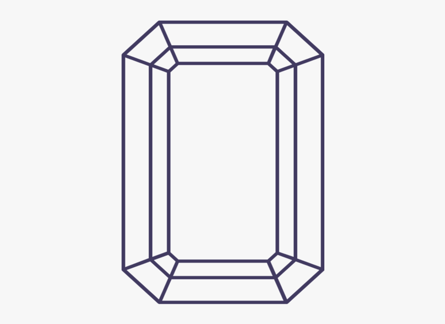 Emerald Diamond Shape, Transparent Clipart