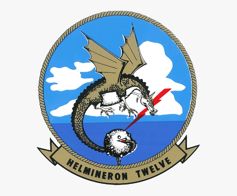 Hm12logo - Hm 12 Squadron Patch, Transparent Clipart