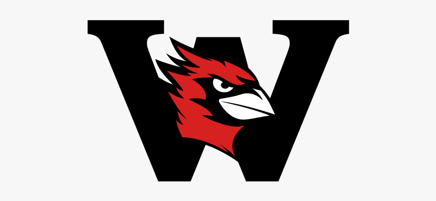 Wu Identity Athletics Wcardinal 2 Color - Wesleyan Athletics Logo, Transparent Clipart