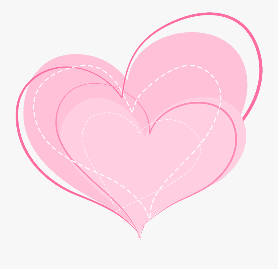 #pink #hearts #heart #love #romance - Heart, Transparent Clipart
