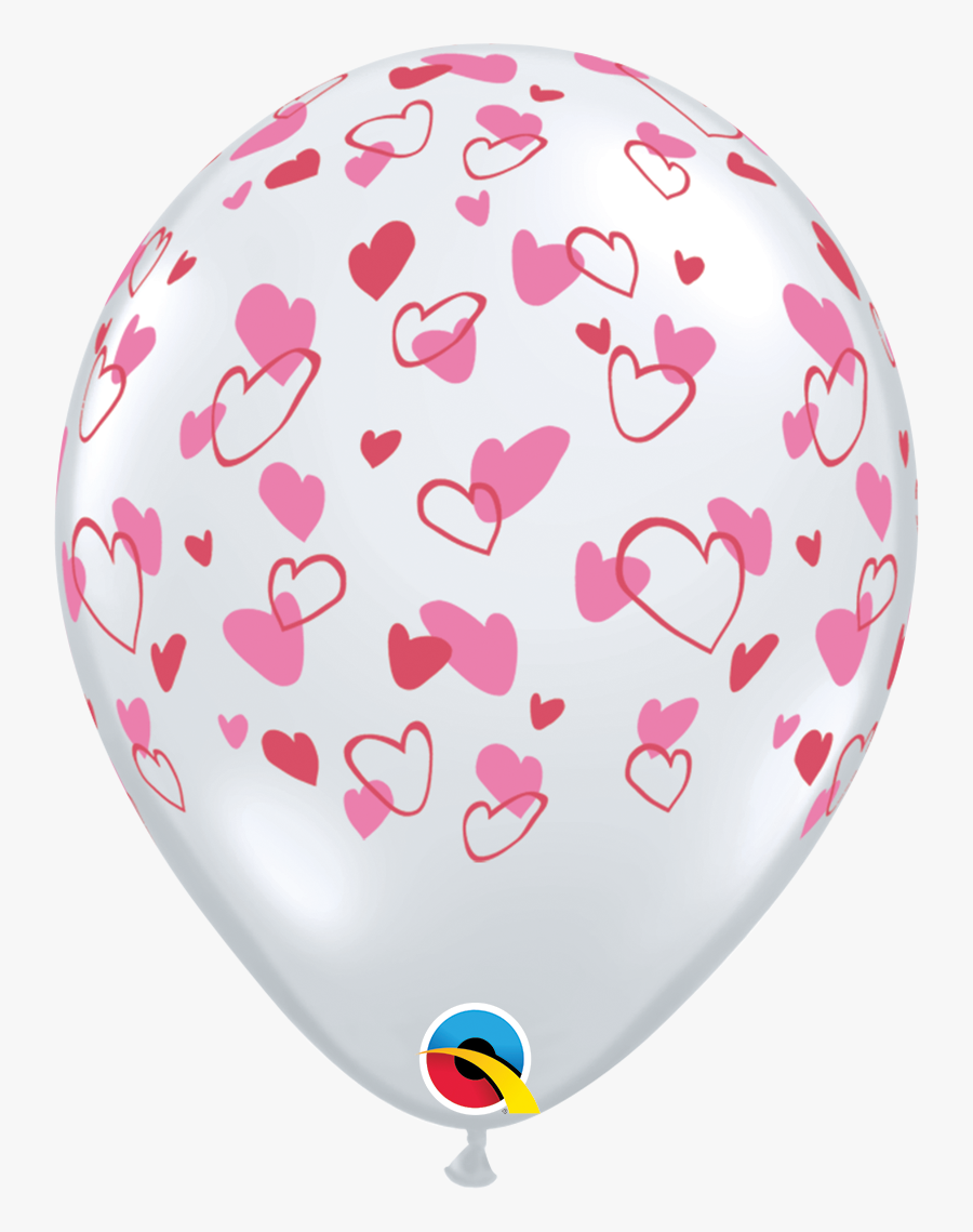 Globos Transparentes Con Corazones, Transparent Clipart