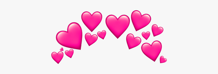 #pink #hearts #headband #pinkhearts #pinkheadbang #heartsheadband - Heart, Transparent Clipart