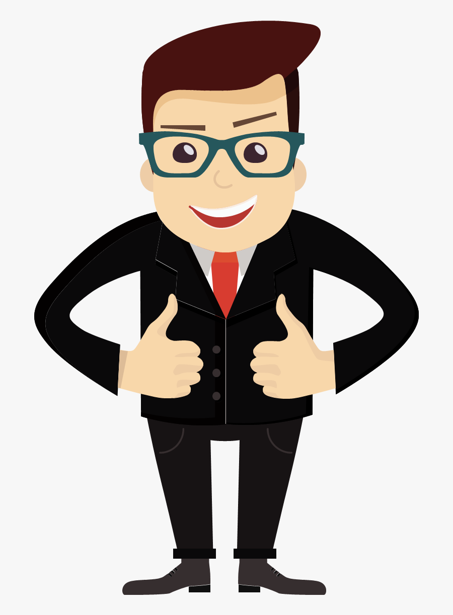 Transparent Businessman Vector Png - Vendedor Clipart, Transparent Clipart