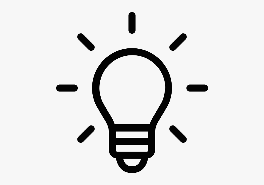 Creative Confidence - Light Bulb Icon Png Transparent, Transparent Clipart