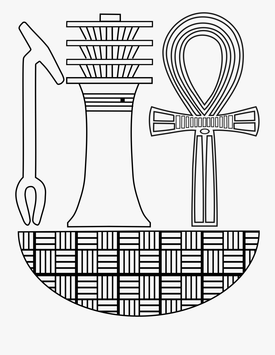 Was, Djed, Ankh From Old Egypt Clip Arts - Djed Clipart, Transparent Clipart