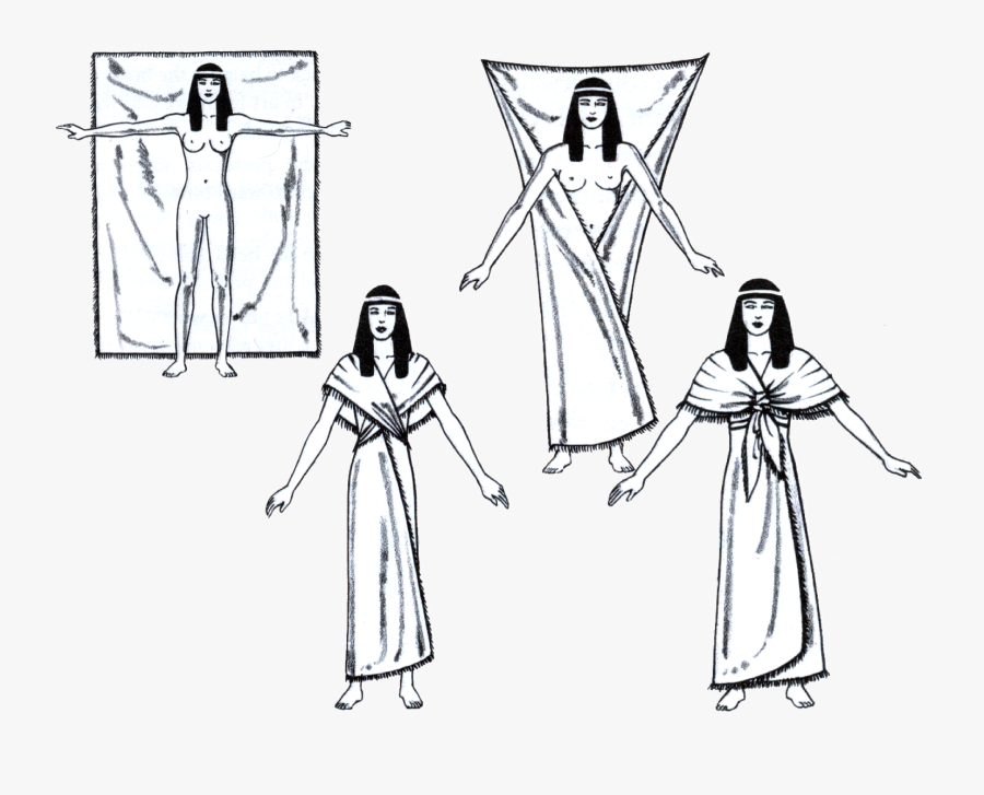 Egyptian Sheath Dress, Transparent Clipart