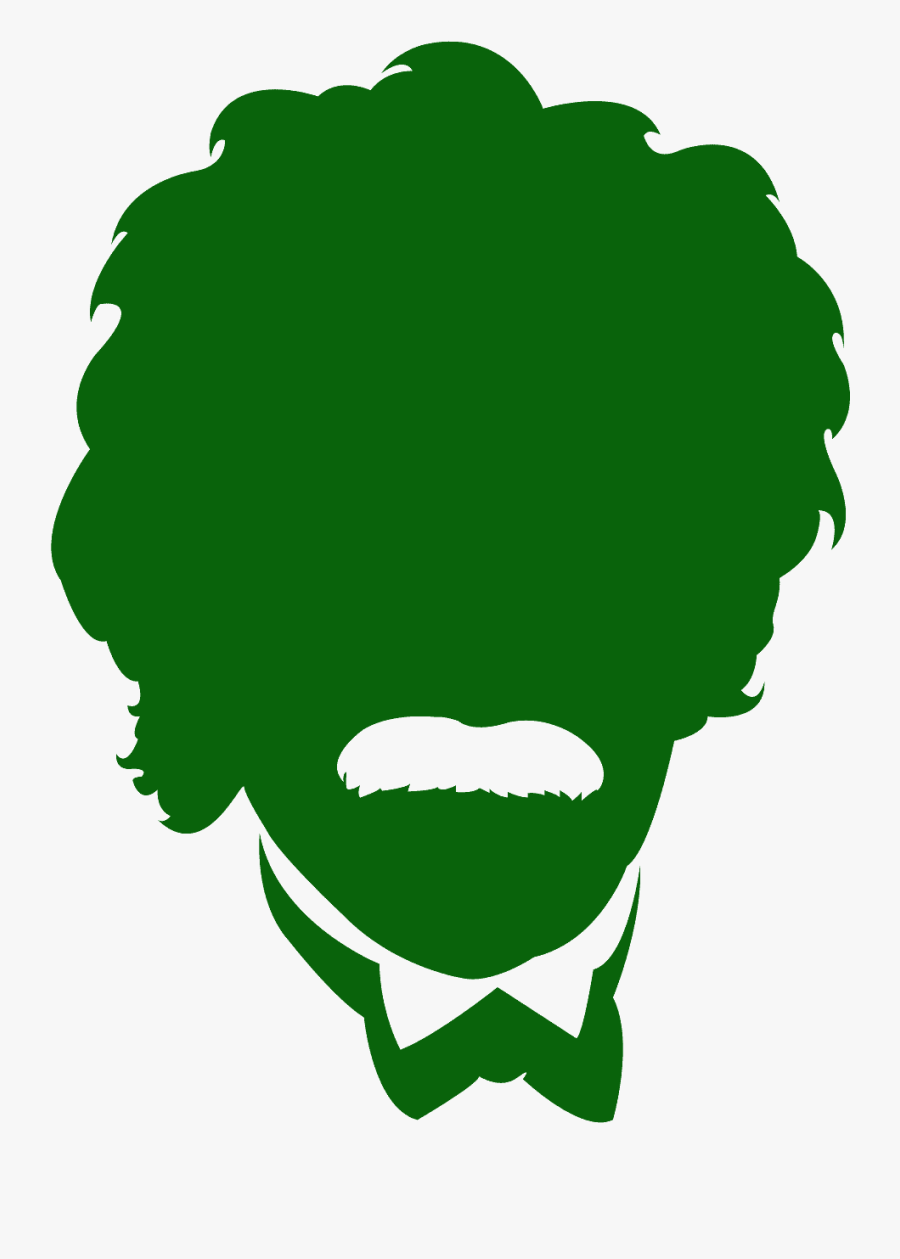 Einstein Silhouette Vector Free, Transparent Clipart
