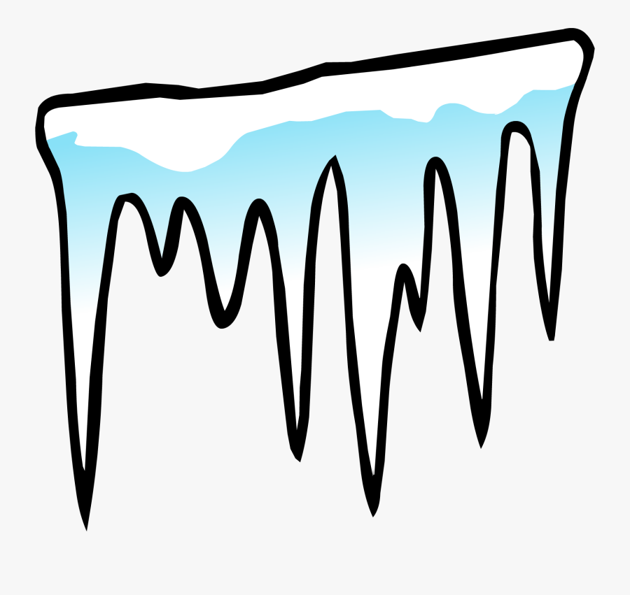 Icicle Clipart Row - Clipart Png Cold Weather, Transparent Clipart