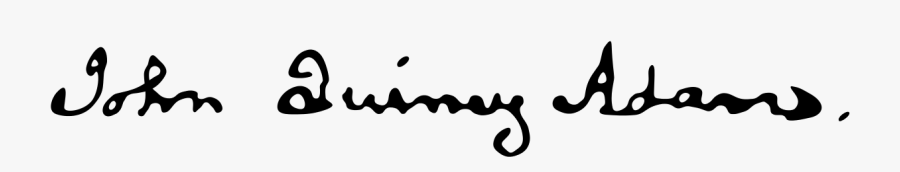 John Quincy Adams Signature, Transparent Clipart