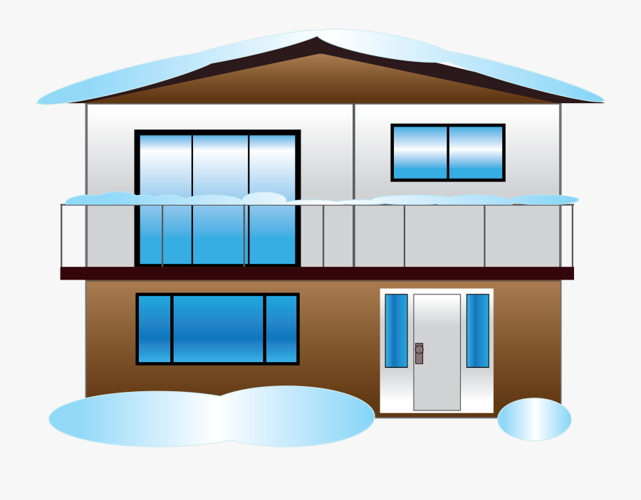House With Snow On It - Shed, Transparent Clipart