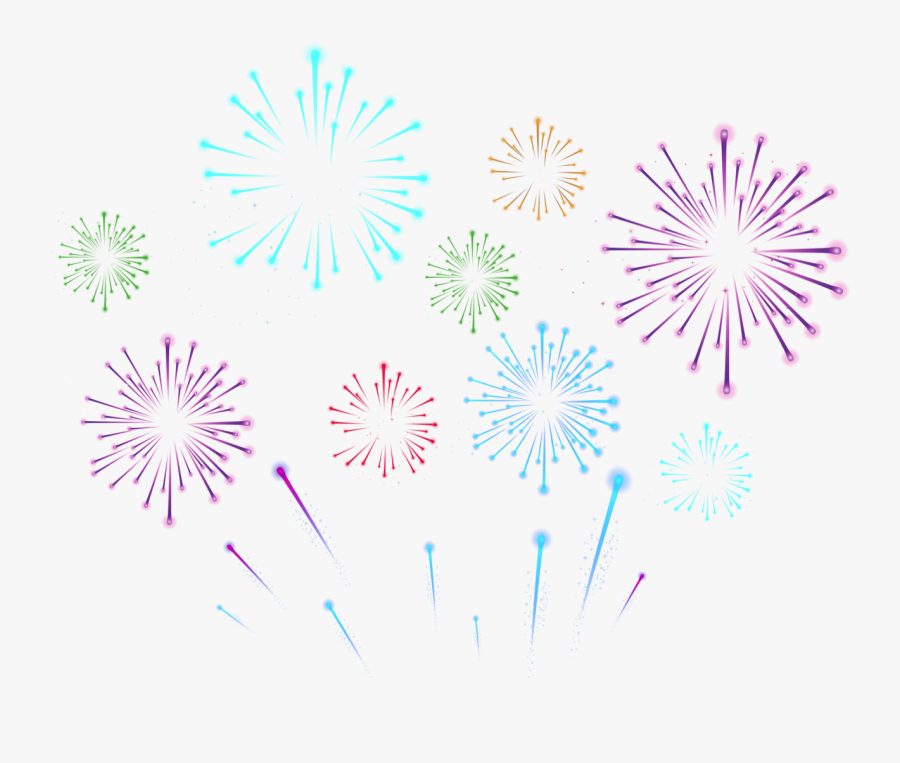 Clip Art Paper Transprent - Transparent Background Fireworks Clipart, Transparent Clipart
