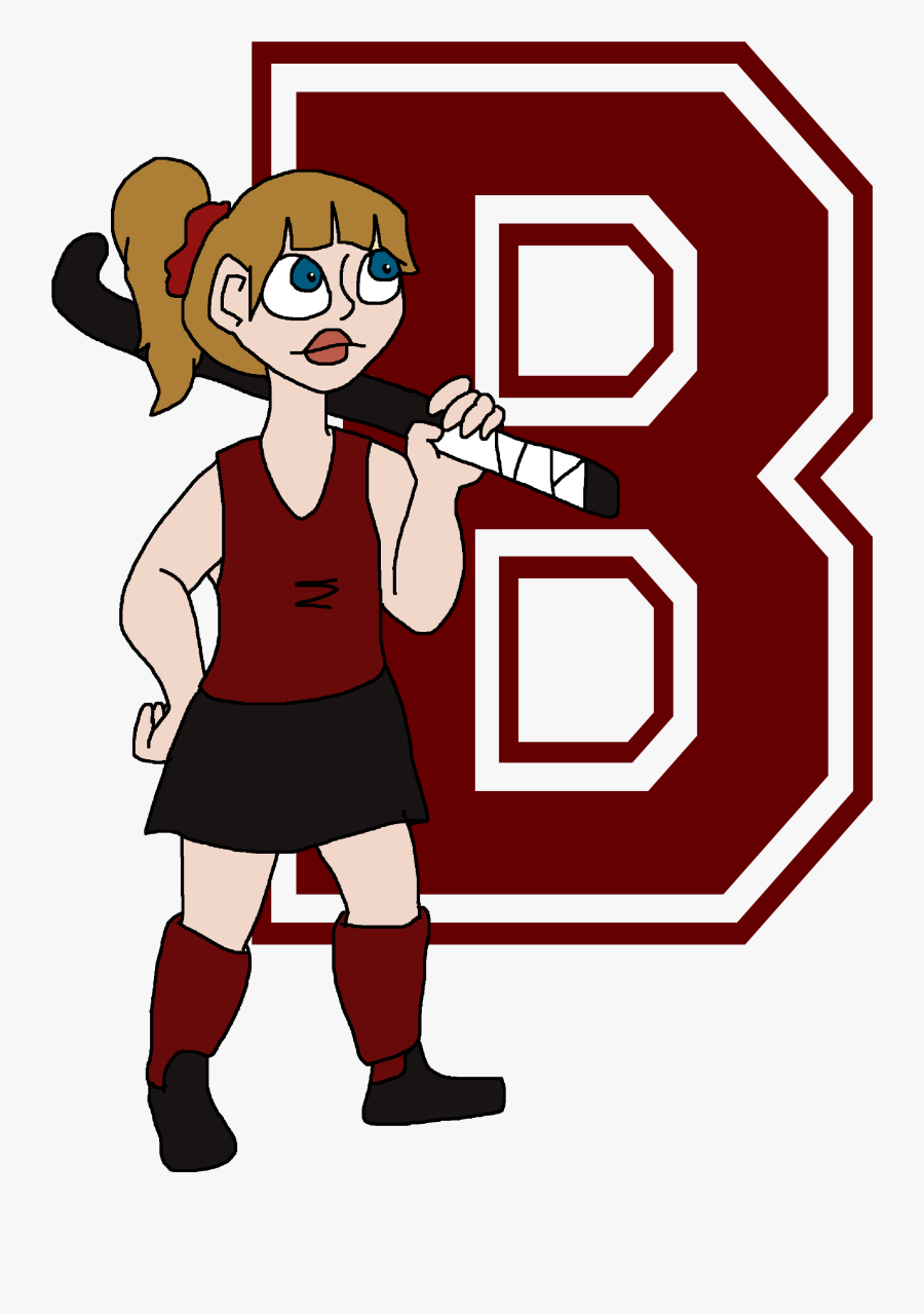Field Hockey B - Letter B Varsity, Transparent Clipart