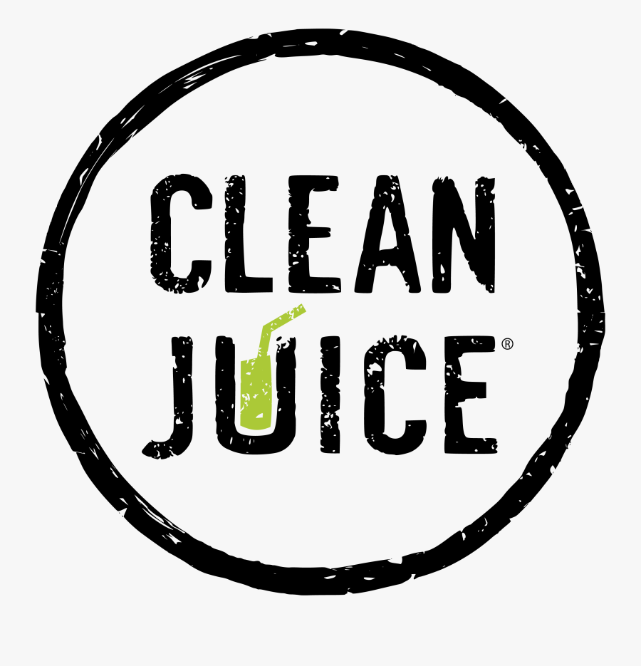 Clean Juice Logo, Transparent Clipart