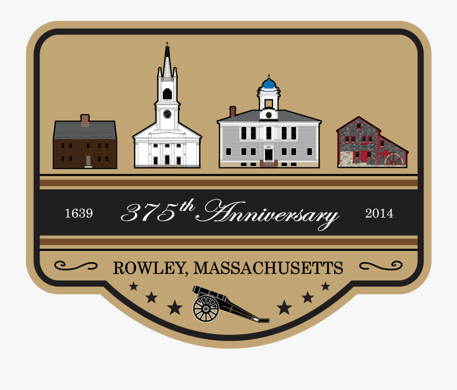 Rowley, Massachusetts Celebrated Its 375th Anniversary - Illustration, Transparent Clipart