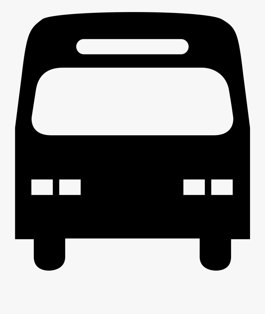 City Bus - Bus Back Silhouette Png, Transparent Clipart