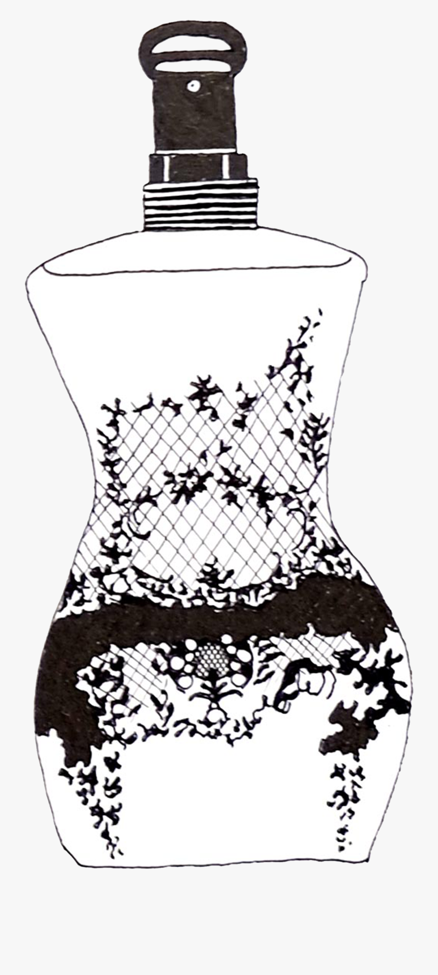 Perfume - Sketch, Transparent Clipart