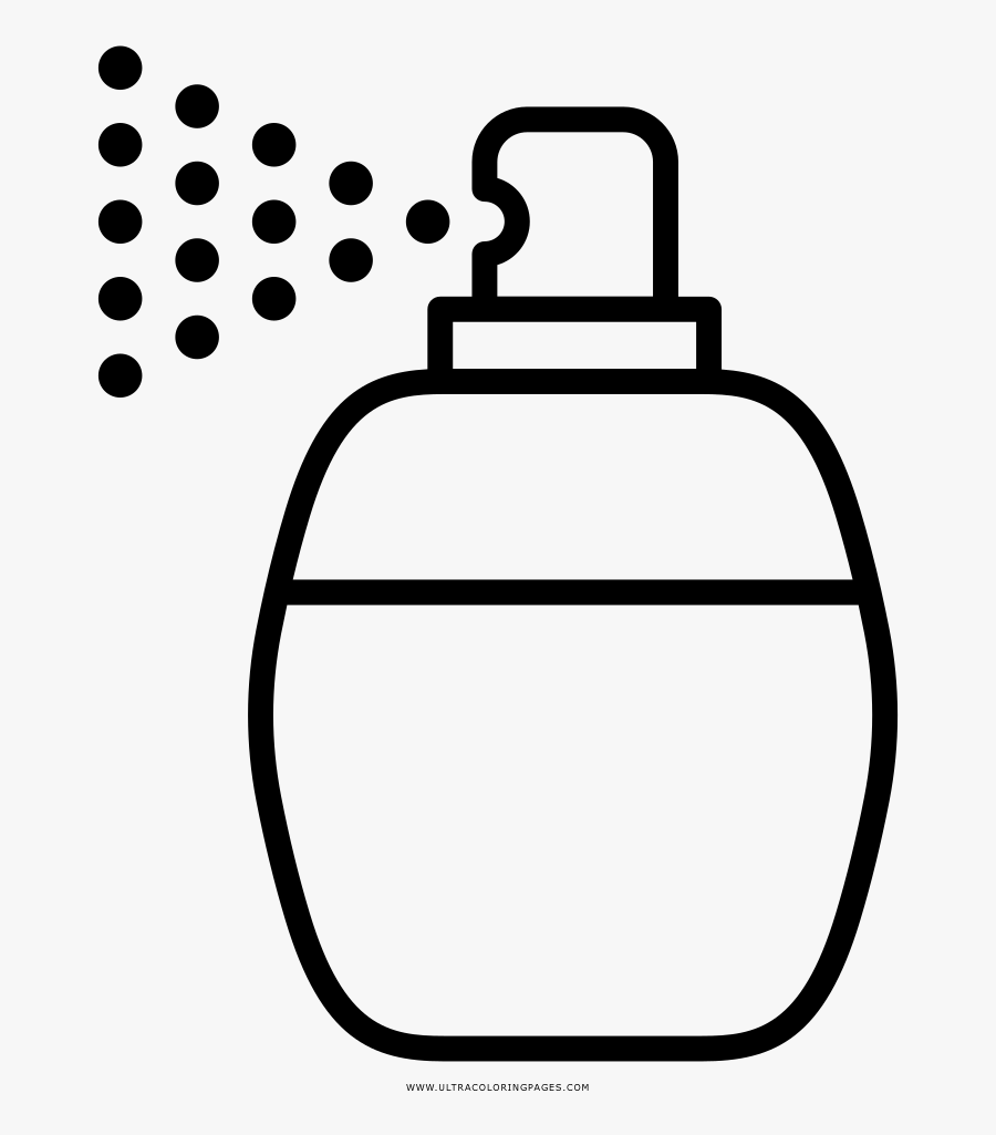 Perfume Coloring Page - Perfume Coloring Pages, Transparent Clipart