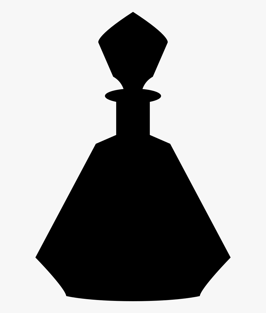 Perfume Bottle With Geometric Edges - Botella Perfume Png Vector, Transparent Clipart