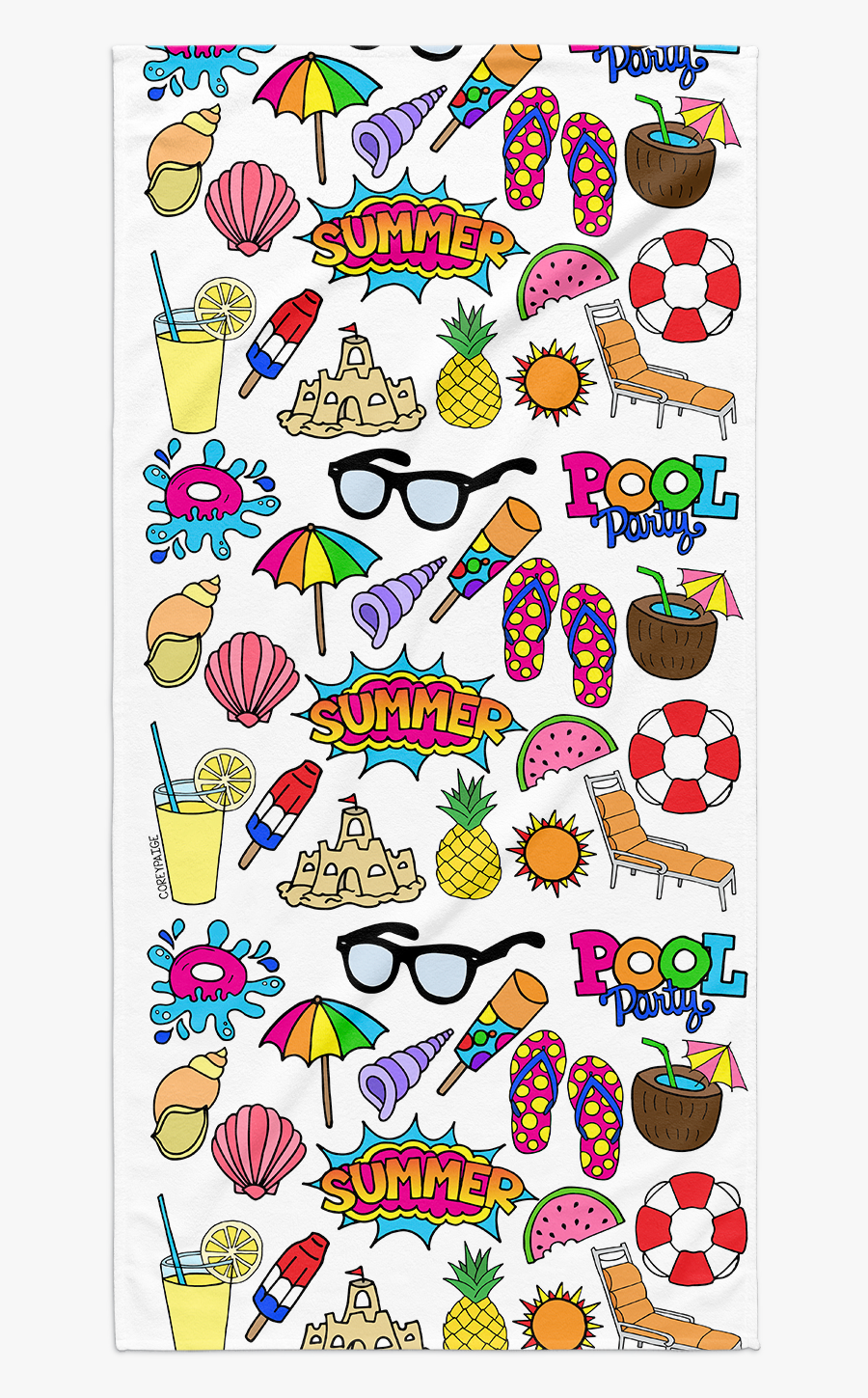 Summer Towel, Transparent Clipart