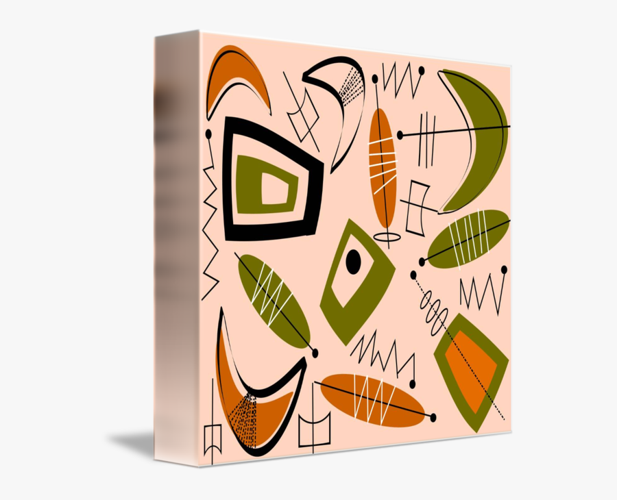 Clip Art Modern Abstract By Gail - Mid Century Modern Graphic Design, Transparent Clipart