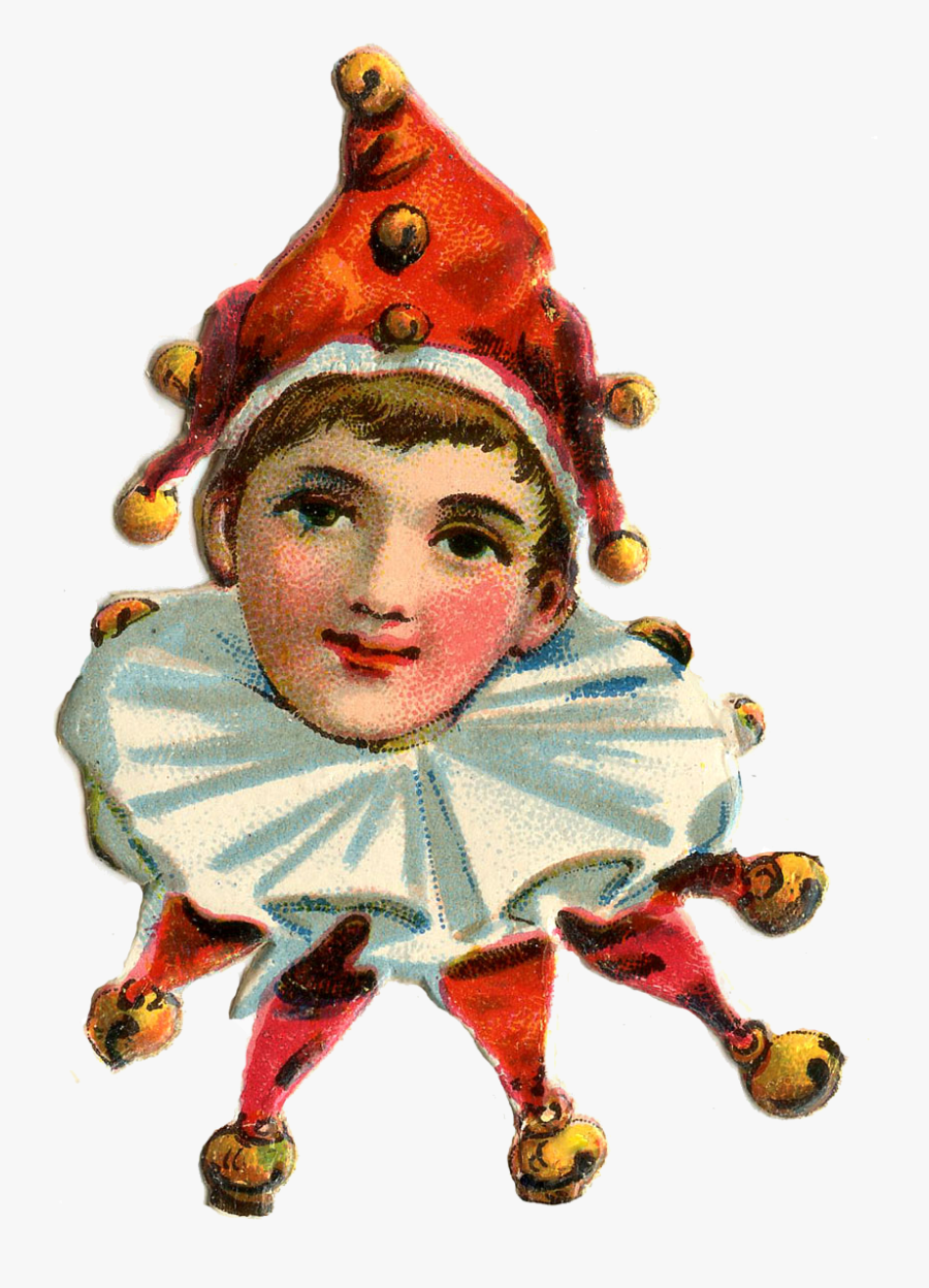 Vintage Clown Clip Art , Png Download - Vintage Clown Clip Art, Transparent Clipart