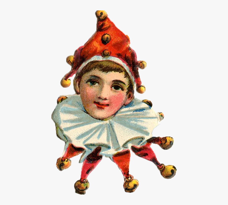 Vintage Clown Hat, Transparent Clipart