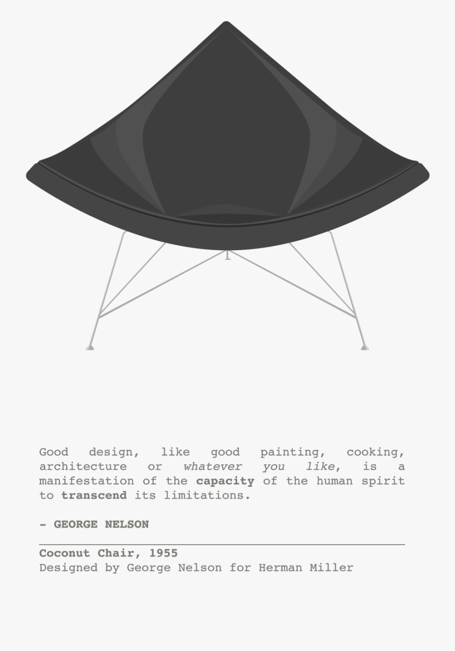 Vector Furniture Mid Century Modern - Umbrella, Transparent Clipart