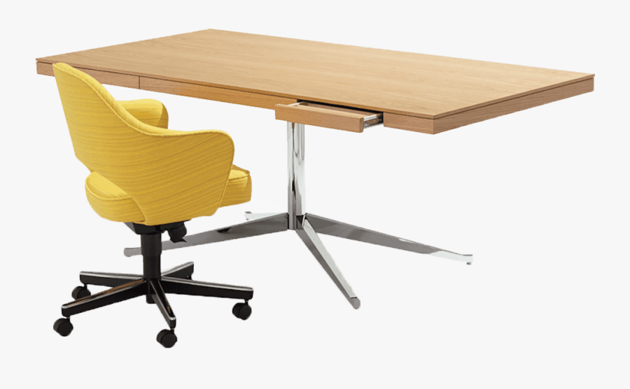 Mid Century Modern Office Furniture - Writing Desk, Transparent Clipart