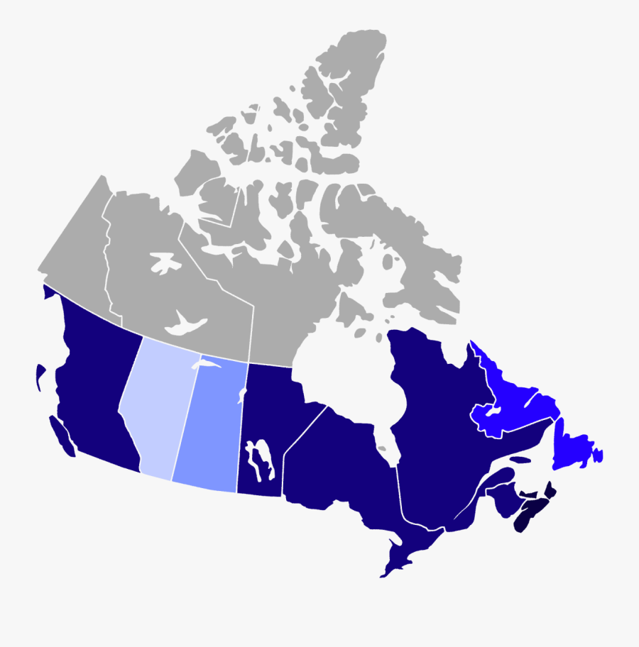 Map Of Canada Black , Free Transparent Clipart - ClipartKey