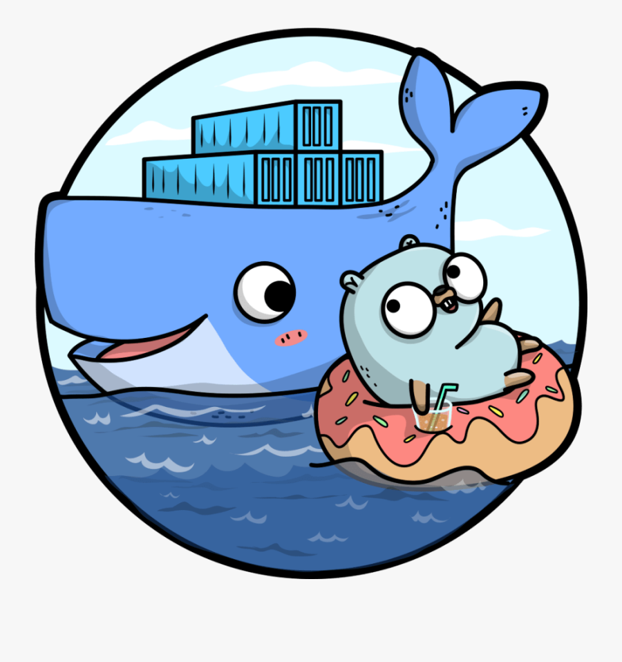 Gopher Docker, Transparent Clipart