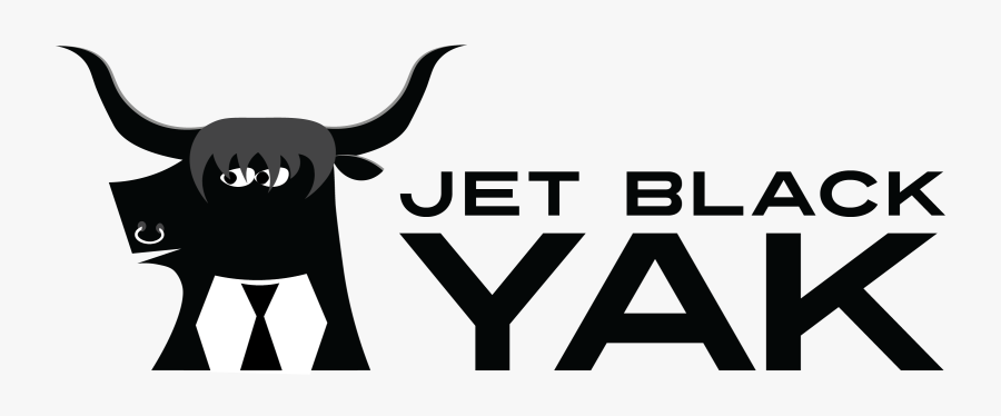 Jet Black Yak, Transparent Clipart