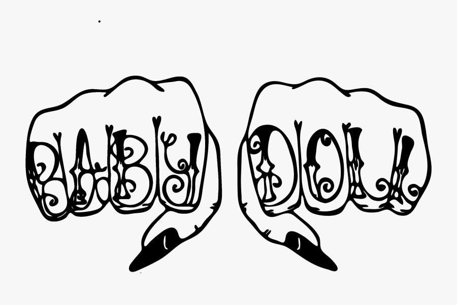 Clip Art And Modification Parlour Tattoos - Calligraphy, Transparent Clipart