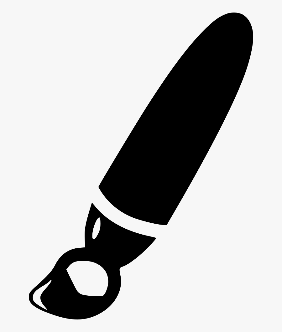 Art Svg Paint Brush - Paintbrush, Transparent Clipart