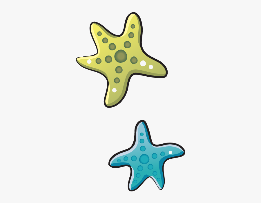 Sea Star Download Transparent Png Image - 卡通 海洋 星星, Transparent Clipart