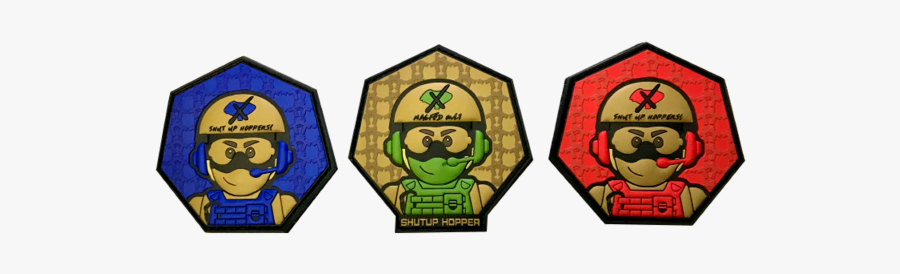 Shut Up Hoppers Patch Set - Cartoon, Transparent Clipart