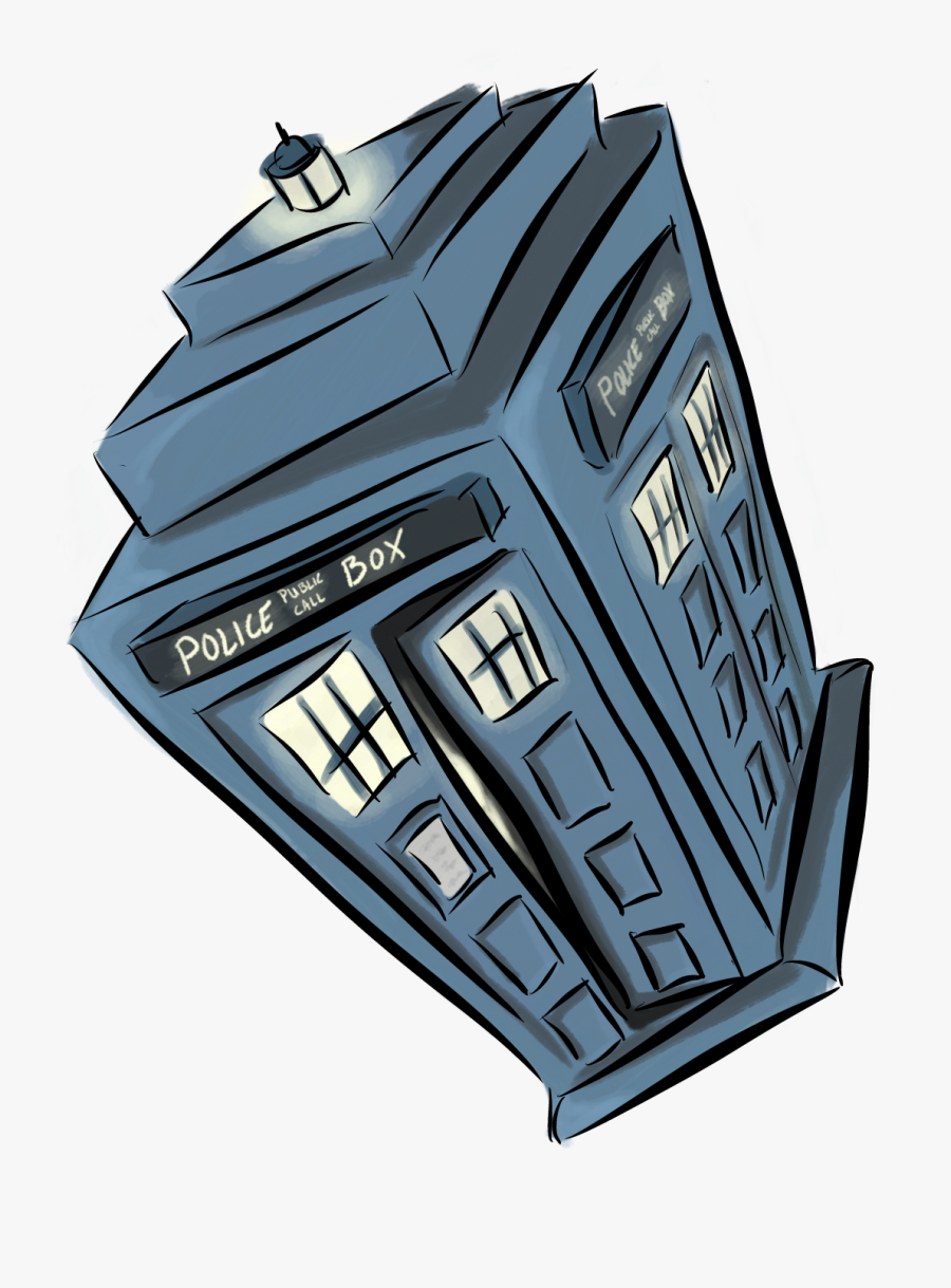 Tardis - Illustration, Transparent Clipart