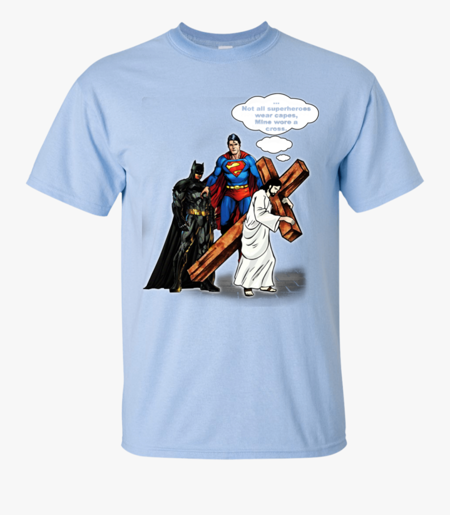 Drawing Capes Superman Cape - Jesus With All Super Heros, Transparent Clipart
