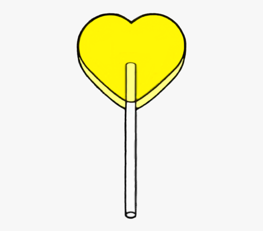 #paleta #lollipop #candy #sweet #heart - Heart, Transparent Clipart