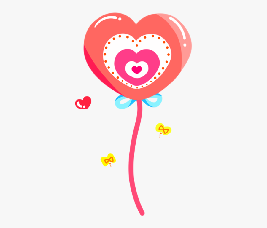 #mq #lollipop #candy #heart #hearts - Q 版 愛心 氣球, Transparent Clipart